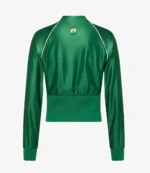 Boston Celtics Off Season NBA Kelly Green Cropped Track Jacket