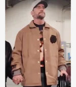 Unisex CM Punk Chicago Blackhawks Cashmere Oversized Full-Snap Jacket