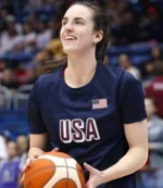 Unisex Caitlin Clark USA 2026 World Cup Qualifying Tournament Blue T-Shirt