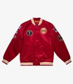 Champ City Houston Rockets Satin Red Jacket For Unisex