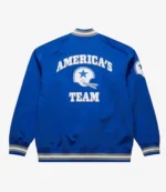 Dallas Cowboys Double Down Royal Satin Jacket