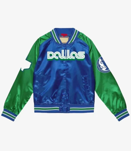 Dallas Mavericks City Edition Lightweight Satin Jacket For Unisex