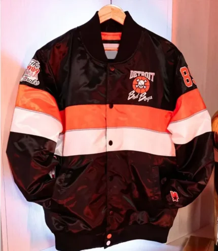 Detroit Pistons Bad Boys City Edition Jacket For Unisex