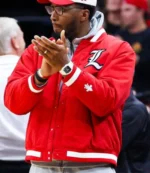 Unisex Donovan Mitchell Louisville Cardinals Red Jacket