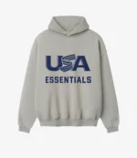 Essentials Fear of God 2026 USA Baseball Sport Fleece Pullover Hoodie For Unisex
