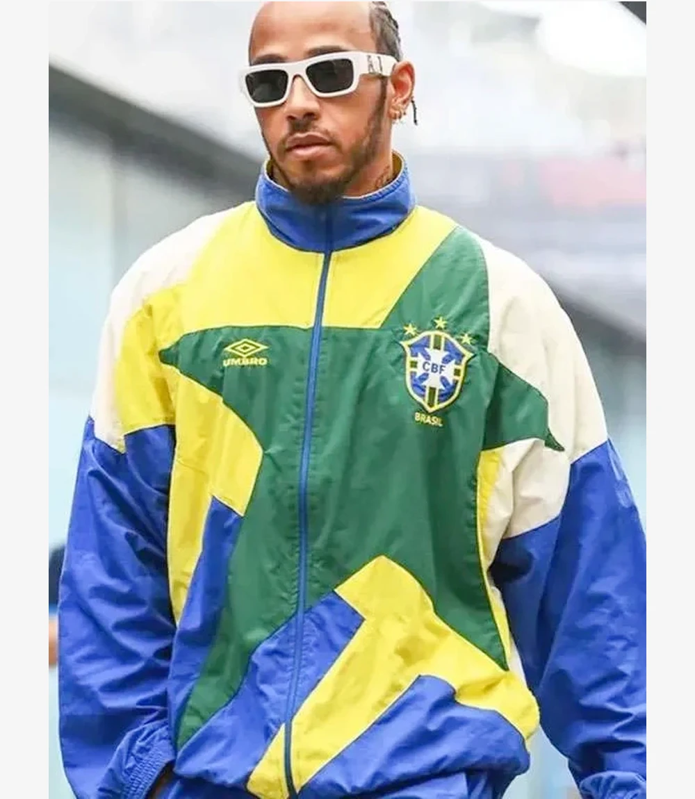 F1 World Champion Lewis Hamilton Brazilian Grand Prix 90s National Team Track Jacket Unisex F1 World Champion Lewis Hamilton Brazilian Grand Prix 90s National Team Track Jacket