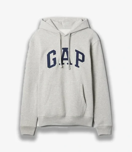 Unisex Gap x Young Miko 2026 Grey Fleece Pullover Hoodie
