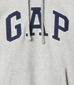 Gap x Young Miko 2026 Grey Fleece Pullover Hoodie