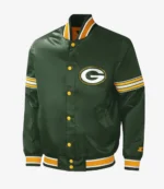 Green Bay Packers Midfield Varsity Satin Jacket For Unisex
