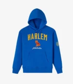 Unisex Harlem Globetrotters Pullover Fleece Blue Hoodie