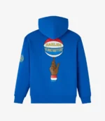 Harlem Globetrotters Pullover Fleece Blue Hoodie