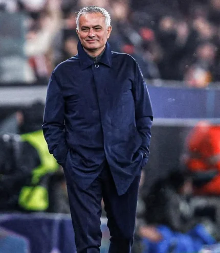 Unisex Head Coach José Mourinho Blue Long Coat