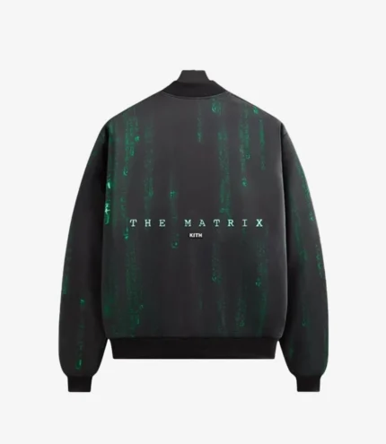 Kith x The Matrix Reverible Black Bomber Jacket