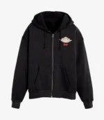 Unisex Levi’s x Jordan Full-Zip Black Hoodie