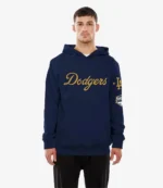 Unisex Los Angeles Dodgers New Era Navy 2026 Gold Collection Logo Hoodie