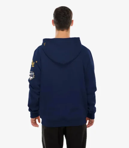 Los Angeles Dodgers New Era Navy 2026 Gold Collection Logo Hoodie