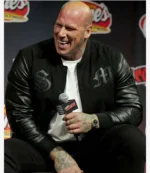 Unisex Martyn Ford Mortal Kombat II Movie Premiere Event 2026 Shao Kahn Black Varsity Jacket