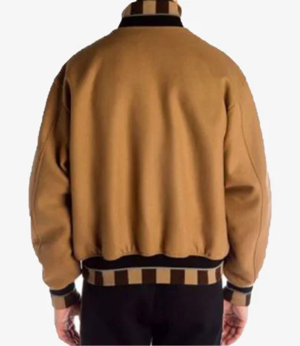 Michael Rainey Jr. Tariq St Patrick Power Book II Ghost Brown Wool Jacket