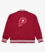 Mitchell & Ness Philadelphia Phillies Burgundy Playoff Win Full-Zip Jacket