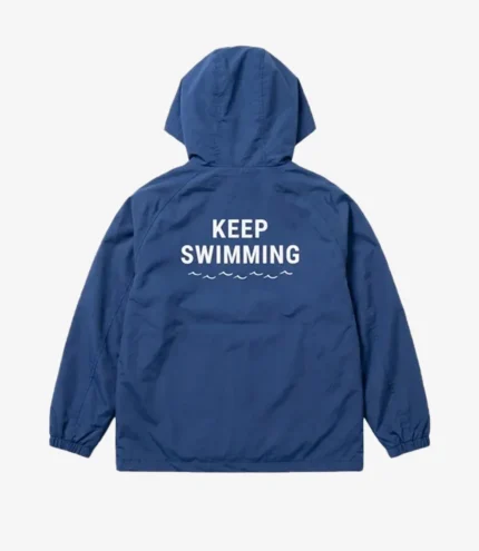 Musinsa Keep Swimming BTS Blue Jacket