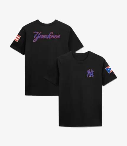 Unisex New York Yankees New Era Puerto Rico Country Flag T-Shirt