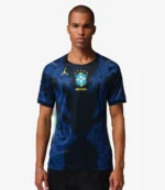 Unisex Nike Brazil 2026 Stadium Away Jordan Dri-FIT Soccer Jersey