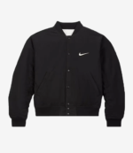 Nike x Stüssy 8089 Black Bomber Jacket For Unisex