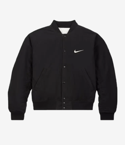 Nike x Stüssy 8089 Black Bomber Jacket For Unisex