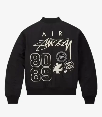 Nike x Stüssy 8089 Black Bomber Jacket