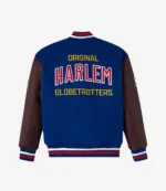 OVO Harlem Globetrotters Wool With Leather Sleeves Varsity Jacket