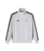 October’s Very Own x Needles 2026 Full Zip Grey Fleece Track Jacket For Unisex