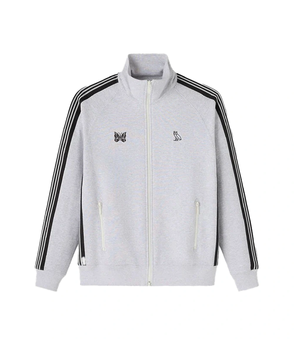 October’s Very Own x Needles 2026 Full Zip Grey Fleece Track Jacket October’s Very Own x Needles 2026 Full Zip Grey Fleece Track Jacket For Unisex