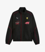 PUMA x Ferrari F1 Lewis Hamilton Black Track Jacket For Unisex