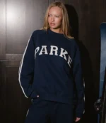 Parke 2026 Sport Stripe Mockneck Sweatshirt