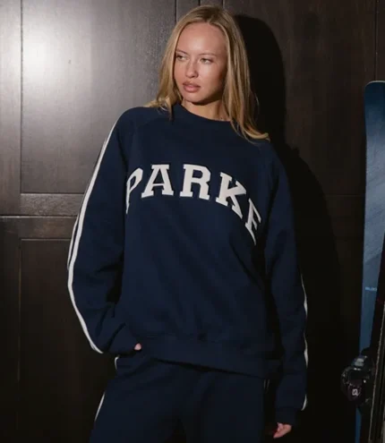 Parke 2026 Sport Stripe Mockneck Sweatshirt