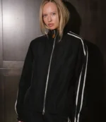 Parke 2026 Sport Stripe Nylon Black Jacket