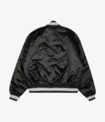 Patta x Nike Hyper Crimson Anniversary Edition Black Satin Bomber Jacket