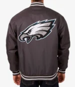 Philadelphia Eagles Poly Twill Gray Jacket