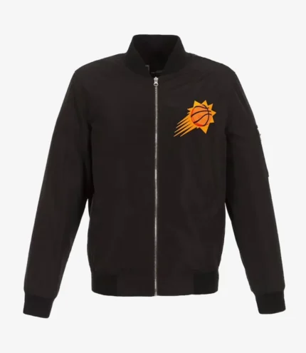 Phoenix Suns Bomber Nylon Lightweight Jacket For Unisex