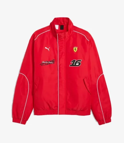 Puma Scuderia Ferrari F1 Charles Leclerc Racing Jacket For Unisex