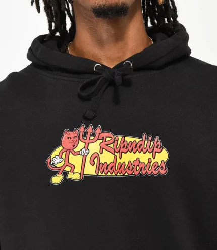 RIPNDIP x World Industries Black Hoodie