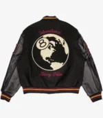 Stussy 40th Anniversary IST Full-Snap Black Varsity Jacket