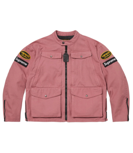 Supreme Vanson Cordura Pink Jacket 1