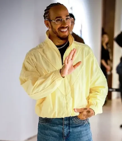 Unisex TeamLH China Art Exhibition 2026 Lewis Hamilton Yellow Jacket