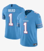 Unisex Tennessee Titans Cameron Ward Nike Light Blue Vapor F.U.S.E. Sewn Down Limited Jersey