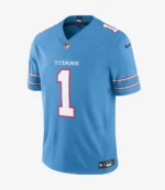 Tennessee Titans Cameron Ward Nike Light Blue Vapor F.U.S.E. Sewn Down Limited Jersey