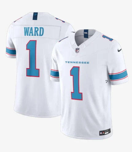 Unisex Tennessee Titans Cameron Ward Nike White Vapor F.U.S.E. Sewn Down Limited Jersey