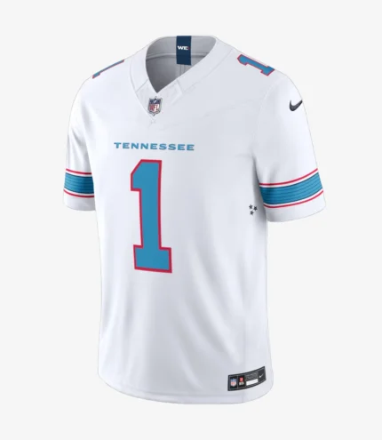 Tennessee Titans Cameron Ward Nike White Vapor F.U.S.E. Sewn Down Limited Jersey