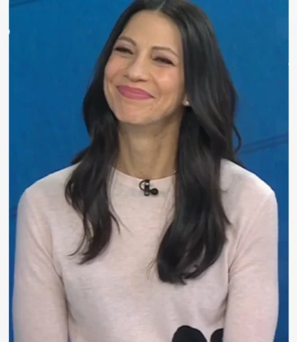 The Today Show 2026 Dr. Natalie Azar Broken Heart Pink Sweater For Men & Women