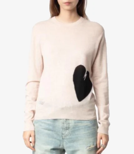 The Today Show 2026 Dr. Natalie Azar Broken Heart Pink Sweater